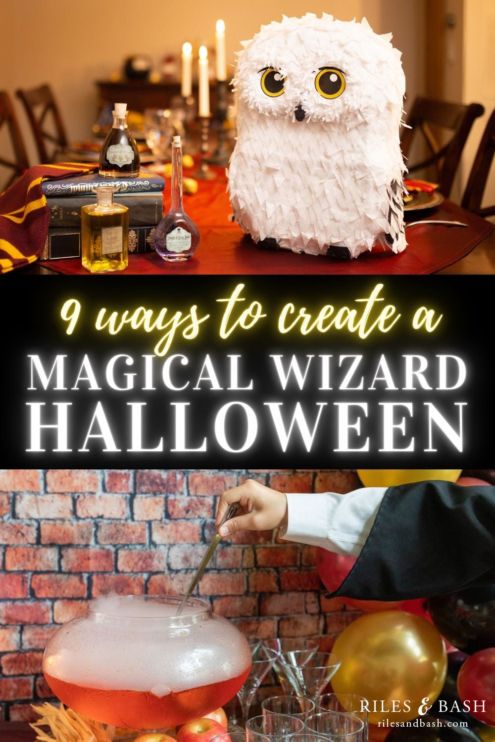 How to Create a Magical Wizard Balloon Garland – Riles & Bash