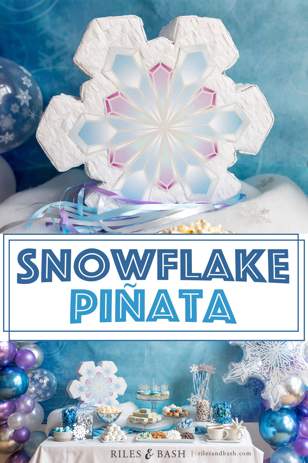 Winter Wonderland Snowflake Princess Party Birthday Party Ideas