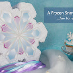Riles & Bash Snowflake Pull String Pinata_Winter Wonderland Pinata_Birthday Pinata_Pinata_Christmas Pinata