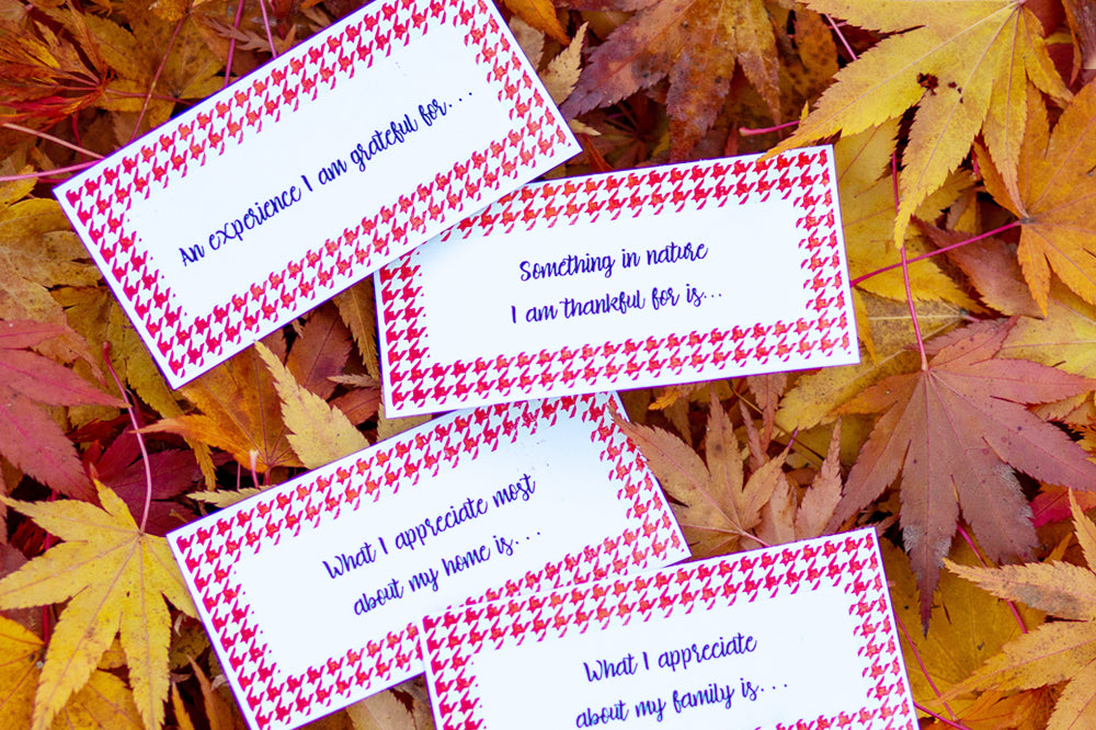 Gratitude Conversation Starter Cards ~ Free Printable