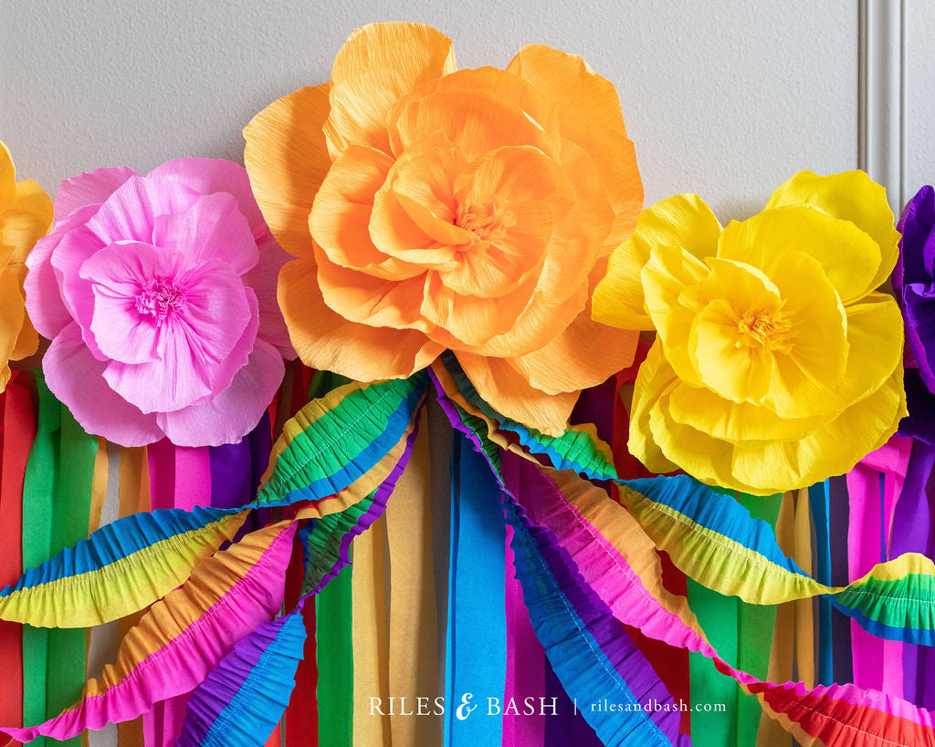 Paper Flower Craft Project: Floral Garland - Koch & Co Blog