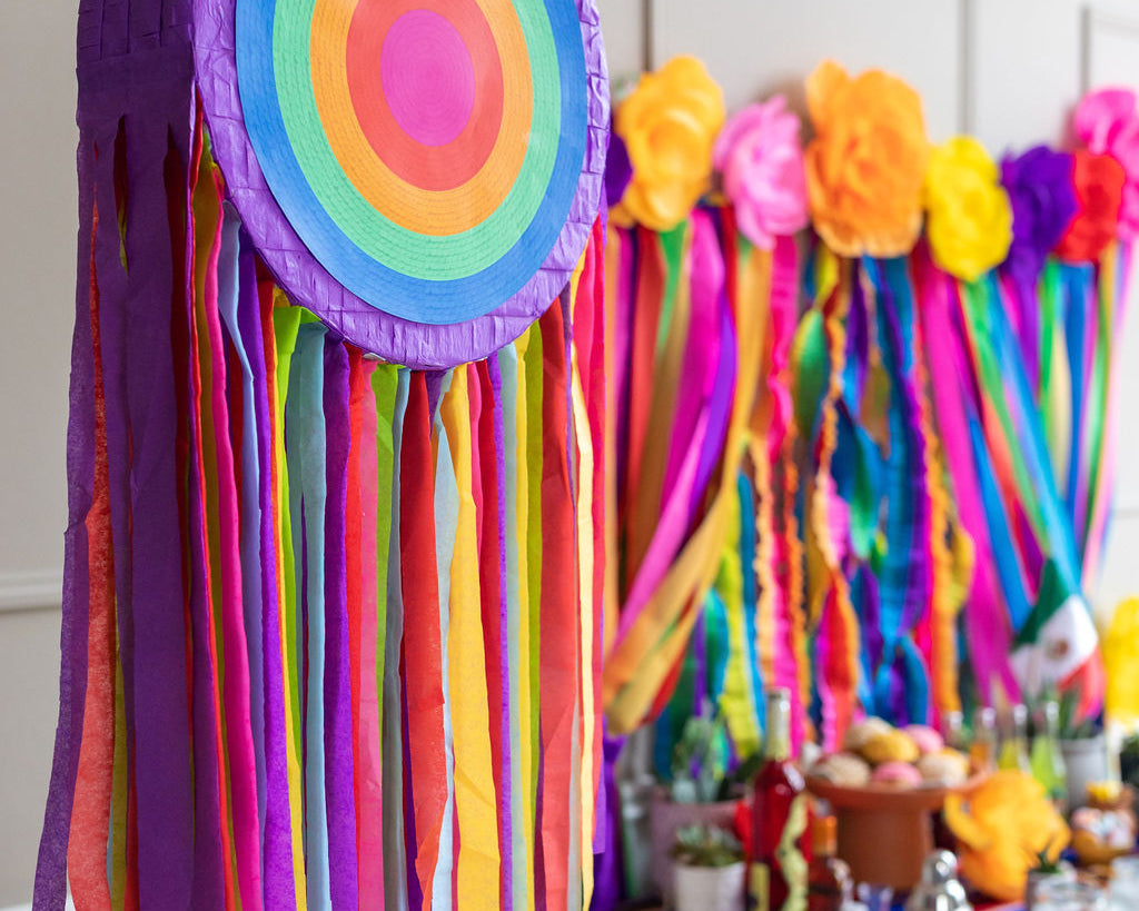 Riles & Bash Fiesta Pinata with Colorful Streamers_Fiesta Pinata_Birthday Pinata_Pinata_Halloween Pinata
