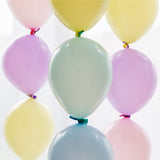 Riles & Bash Pastel Rainbow Link Balloons_Pastel Rainbow Balloons