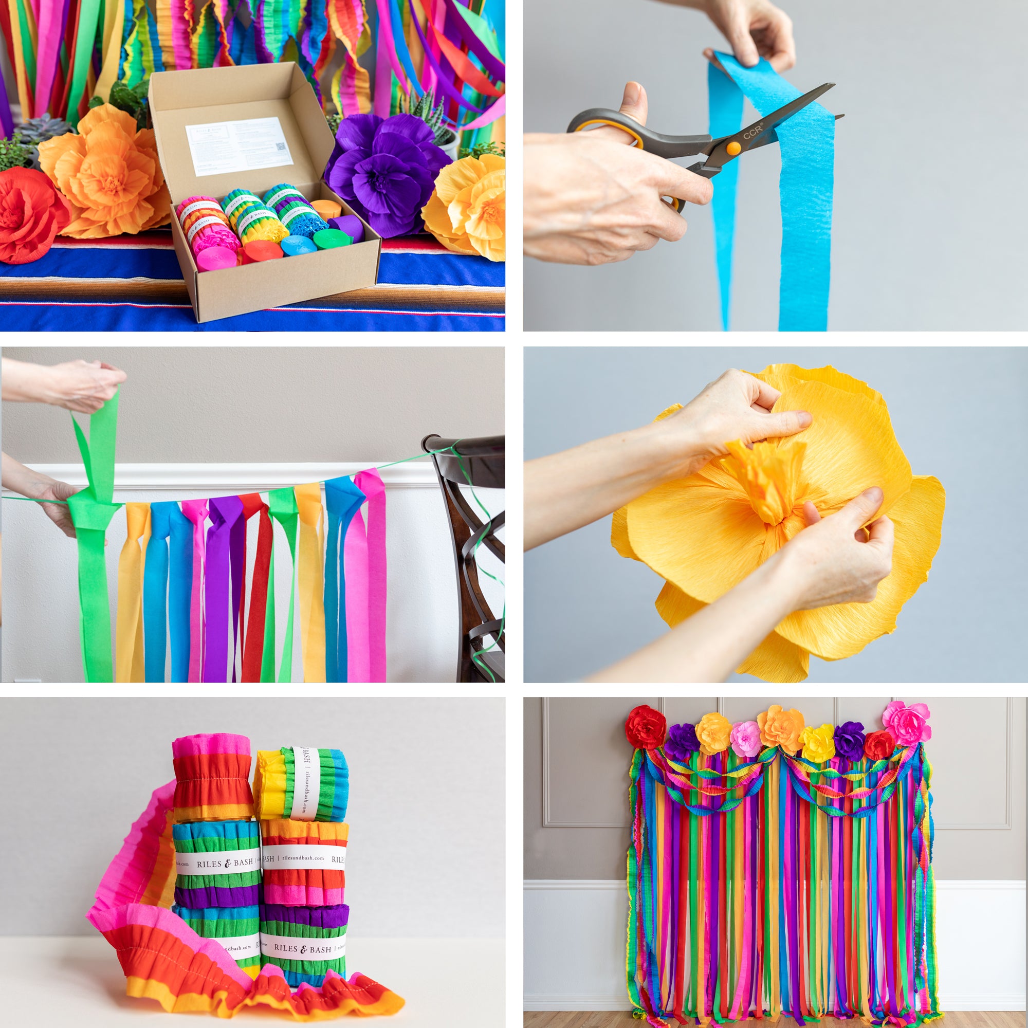 How to Make a Crepe Paper Streamer Backdrop  A Visual Merriment: Kids  Crafts, Adult DIYs, Parties, Planning + Home Decor
